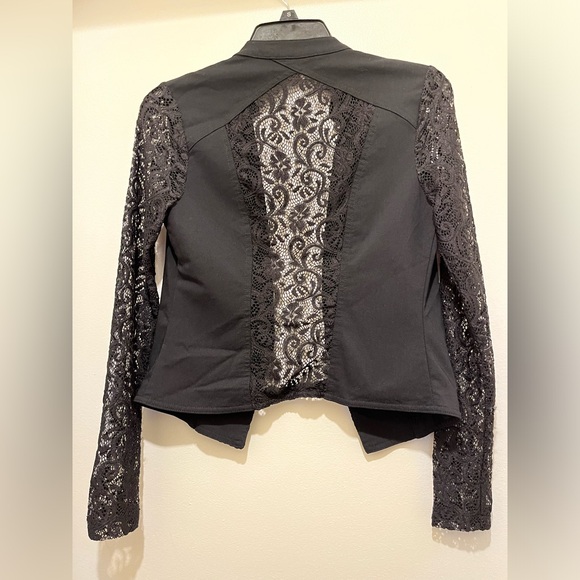 Candie’s Black Lace Women's Jacket - Picture 3 of 5